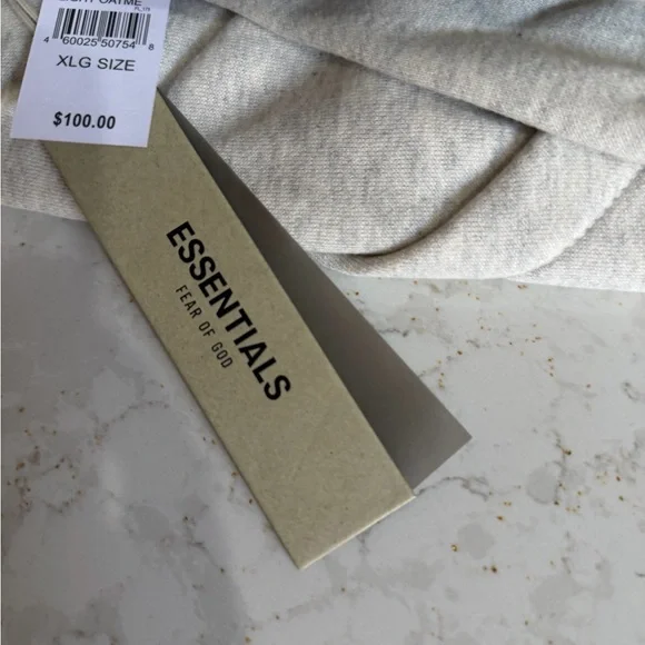 Essentials Light Oatmeal Sweatshirt - Picture 3 of 4